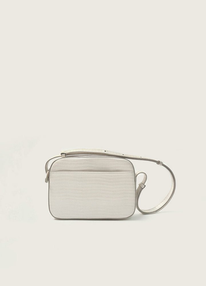 Nothing Written Lizard post mini bag (Slate ivory)