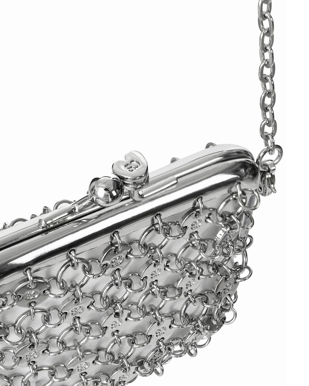 Hippo Frame Bag · Silver