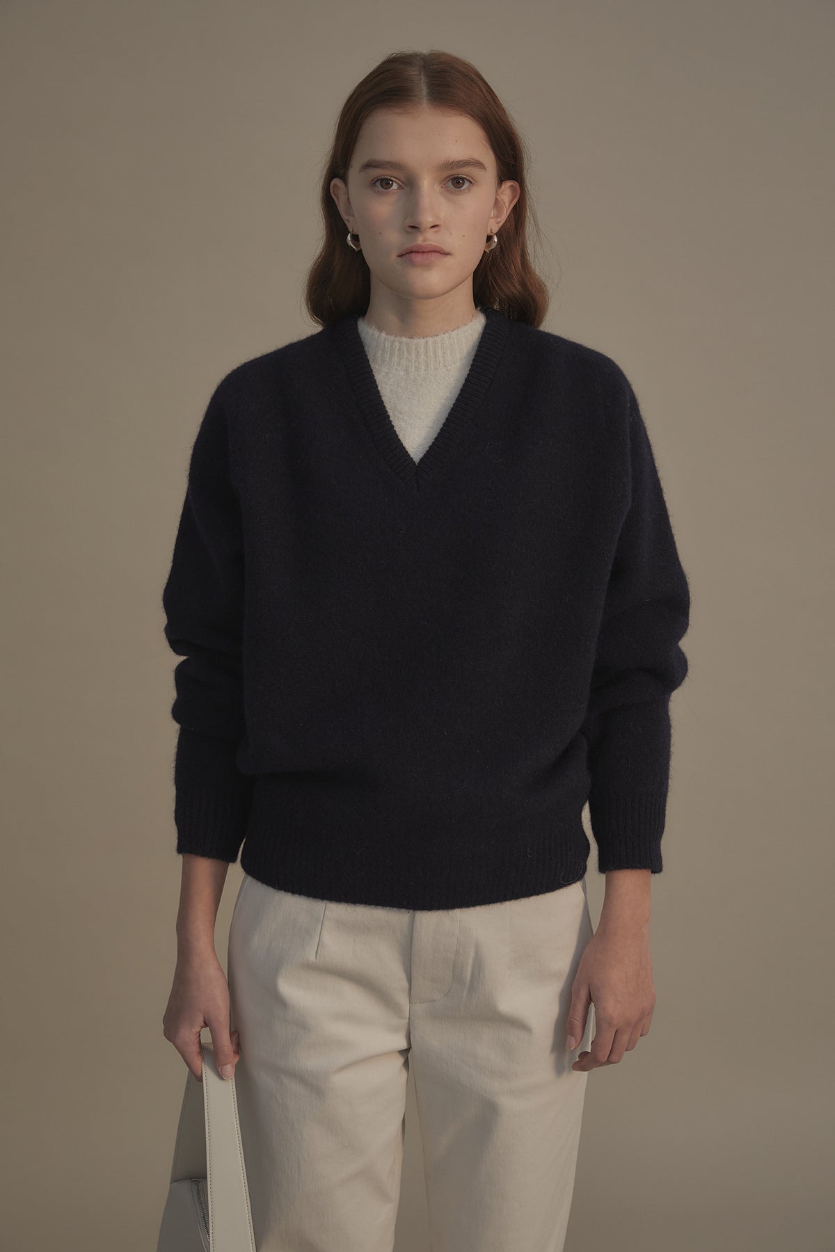 Nothing Written Pound alpaca sweater (French navy)