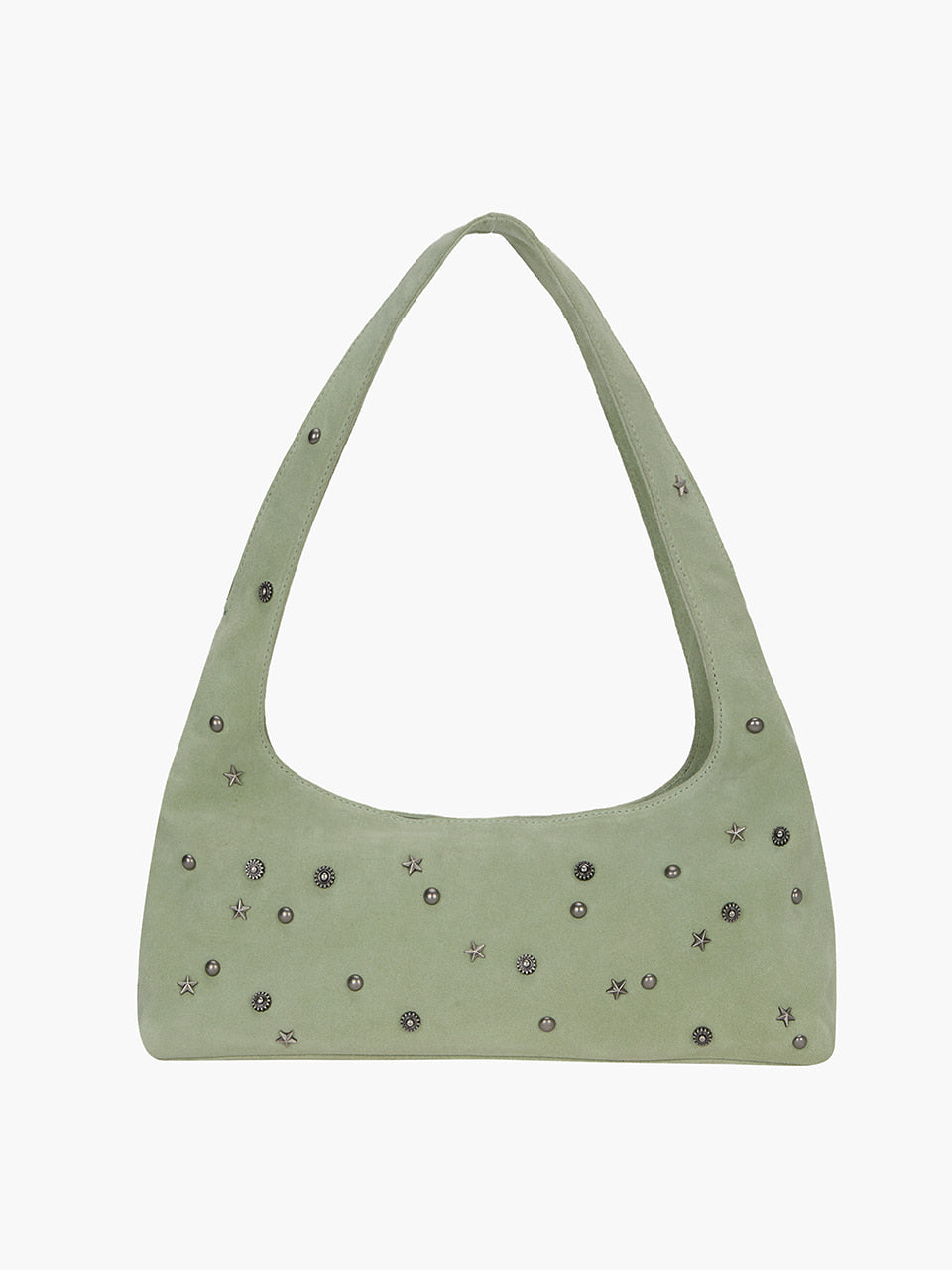 Margesherwood Halter Hobo melon studded suede