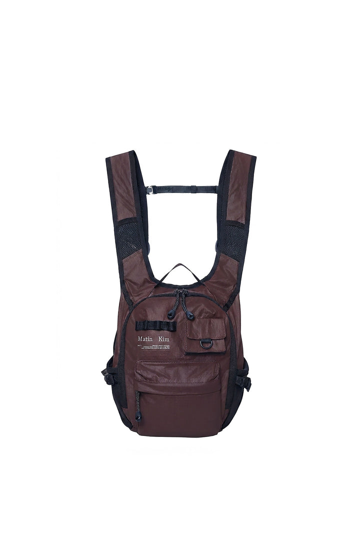 Matinkim Multi-Pocket Lite Mini Backpack IN Dark Brown