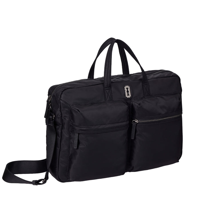 Vunque Hey City Pocket Square Tote L Black
