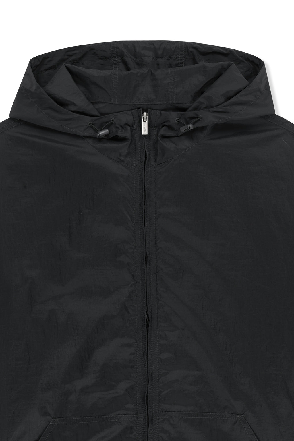 Matinkim Back Logo Hoody Windbreaker For Men IN Charcoal