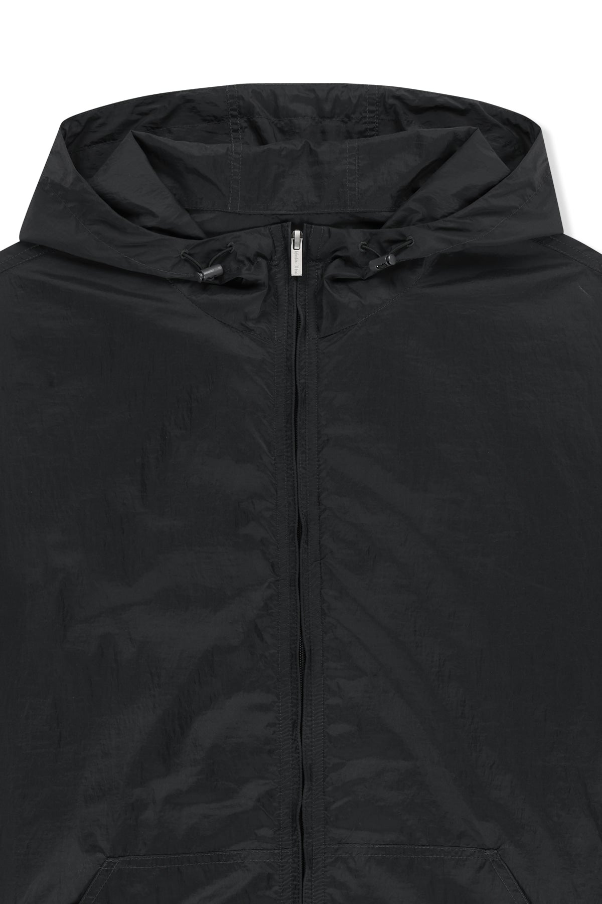 Matinkim Back Logo Hoody Windbreaker For Men IN Charcoal