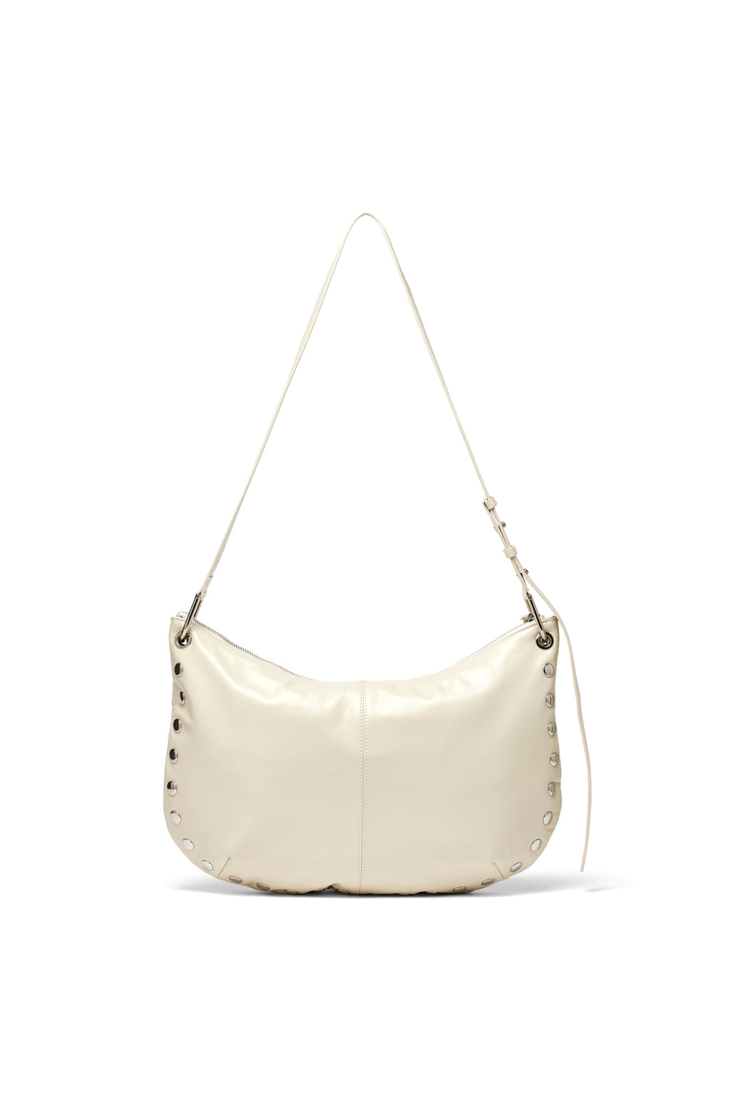 [matinkim] STUD LEATHER HOBO BAG IN IVORY