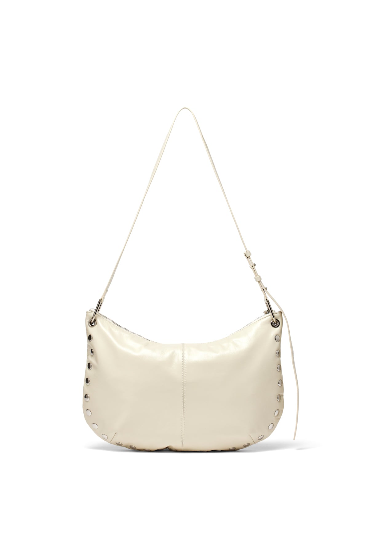 [matinkim] STUD LEATHER HOBO BAG IN IVORY