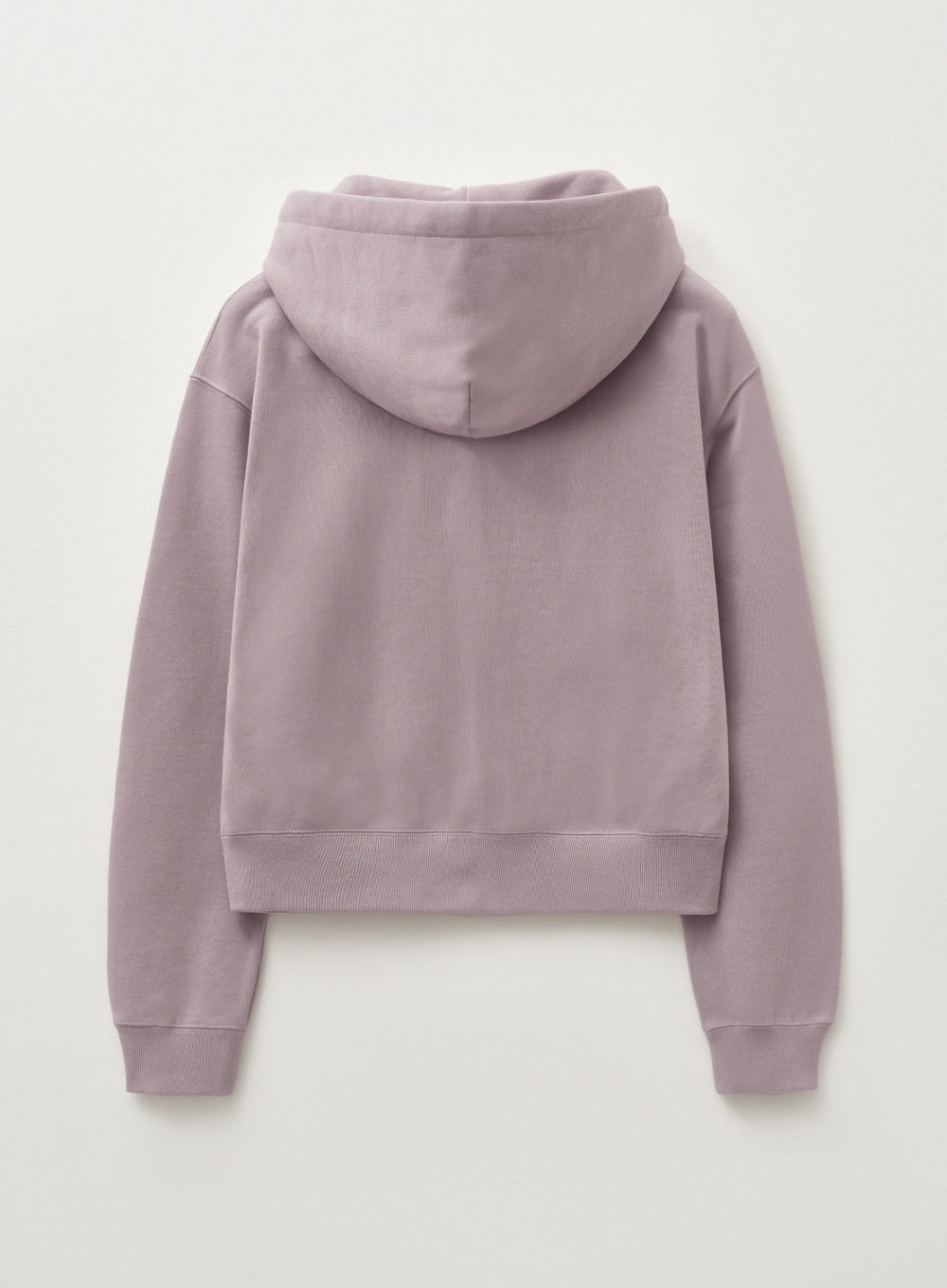 [satur] (W) Teo Cotton All Day Hood Zip-up - Purple
