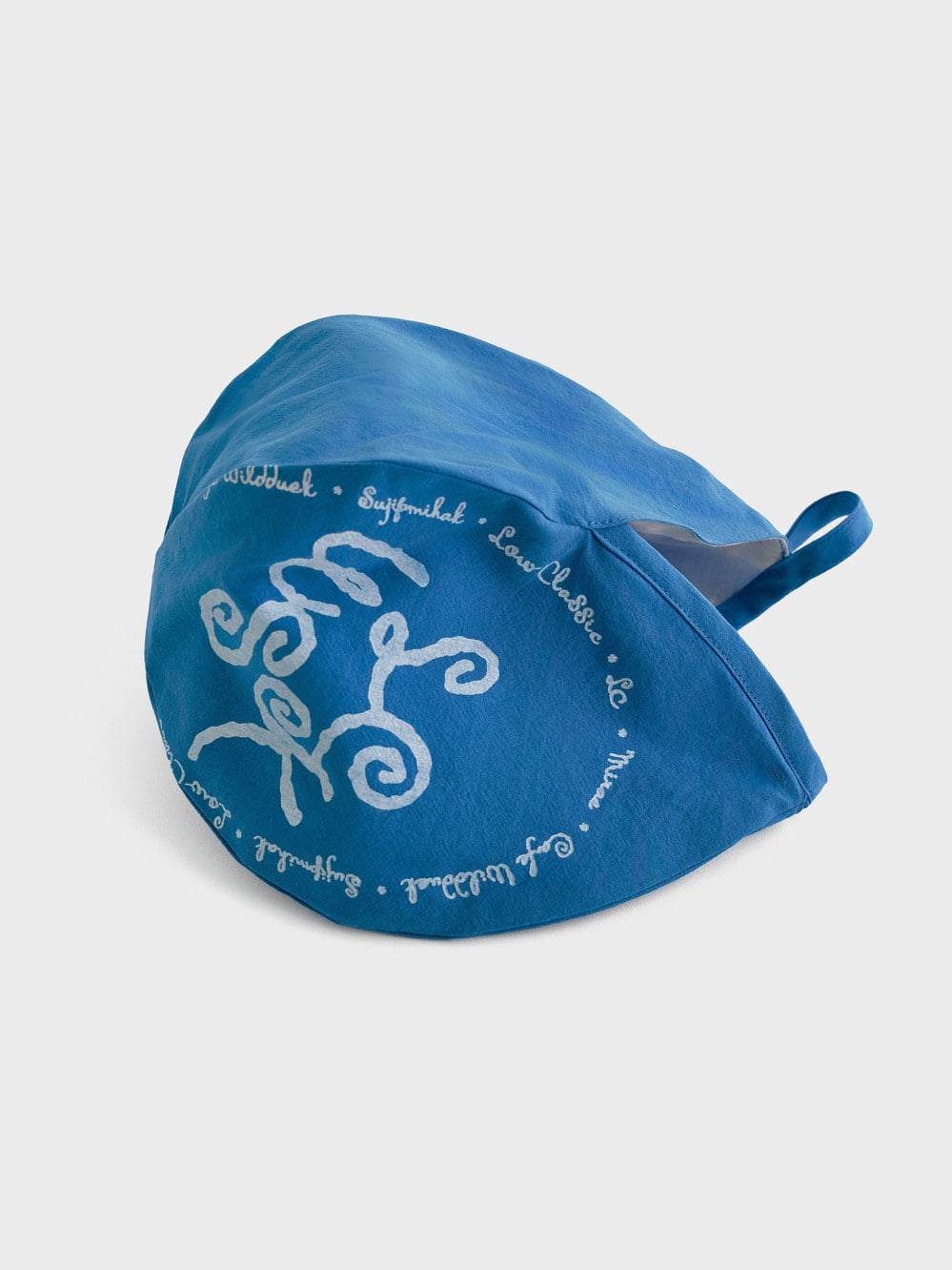 [Low Classic] Mirae Graphic Mini Cotton Bag_Blue