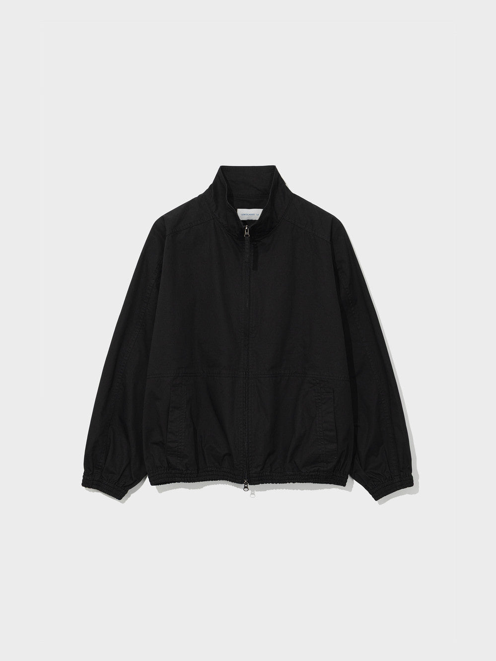 Low Classic Washed Cotton Oversized Blouson Black
