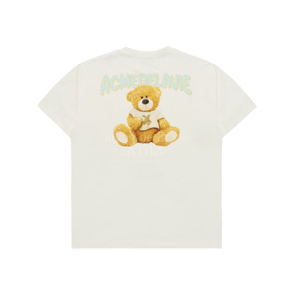 RABBIT T-SHIRT BEAR SHORT SLEEVE T-SHIRT CREAM