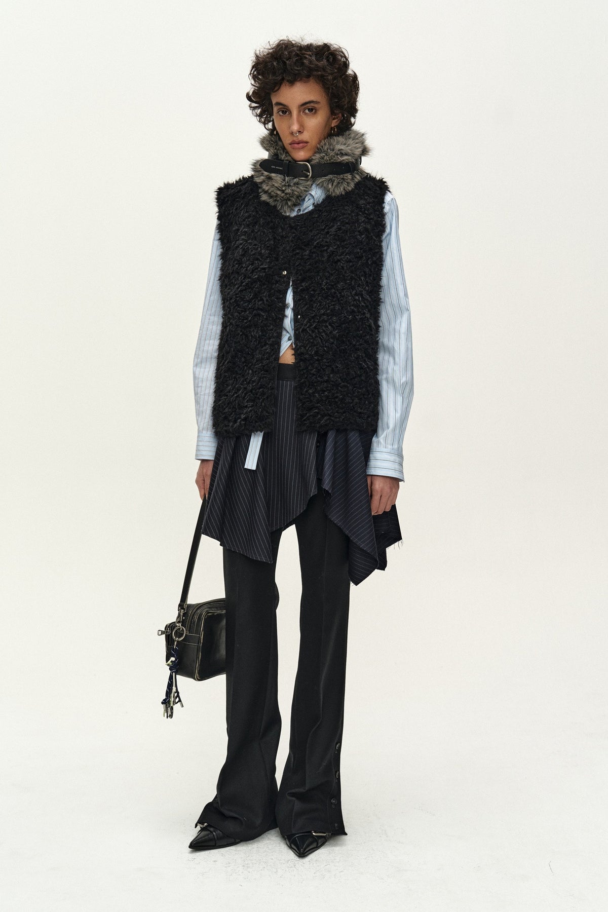 Andersson Bell Belted Fur Short Muffler