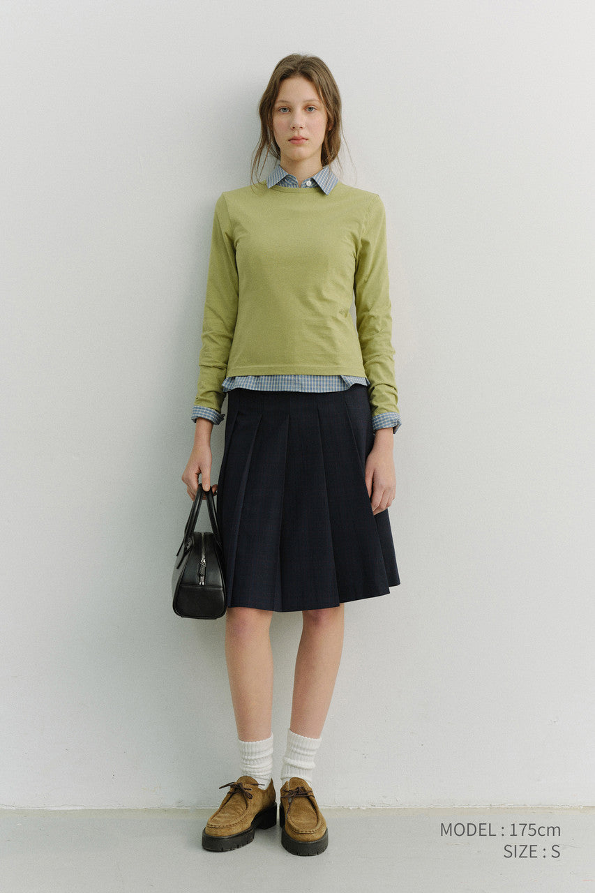 Dunst Essential Crew-Neck T-Shirt Olive