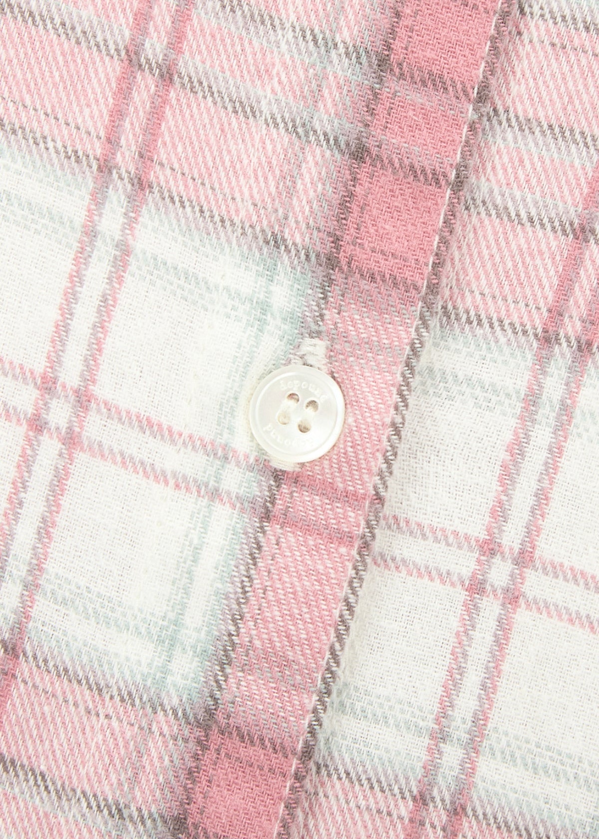 Depound oversized flannel check shirts - pink check