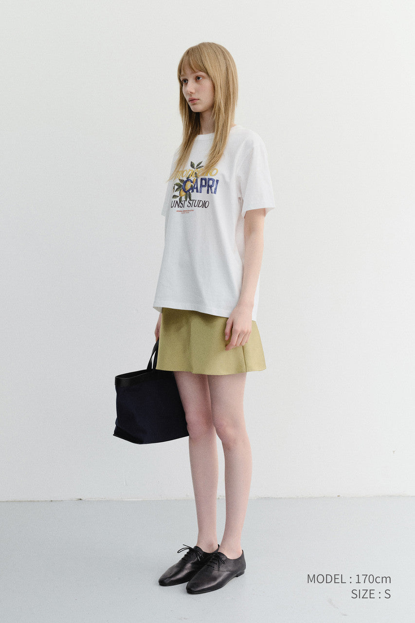 Dunst Unisex Limoncello T-Shirt Off White