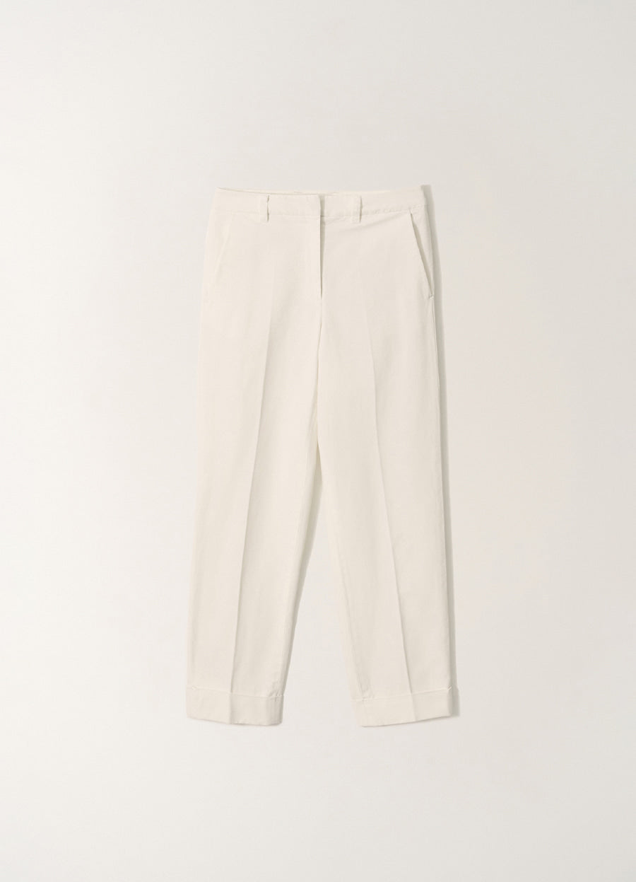 Nothing Written Frame cuff trousers (White)