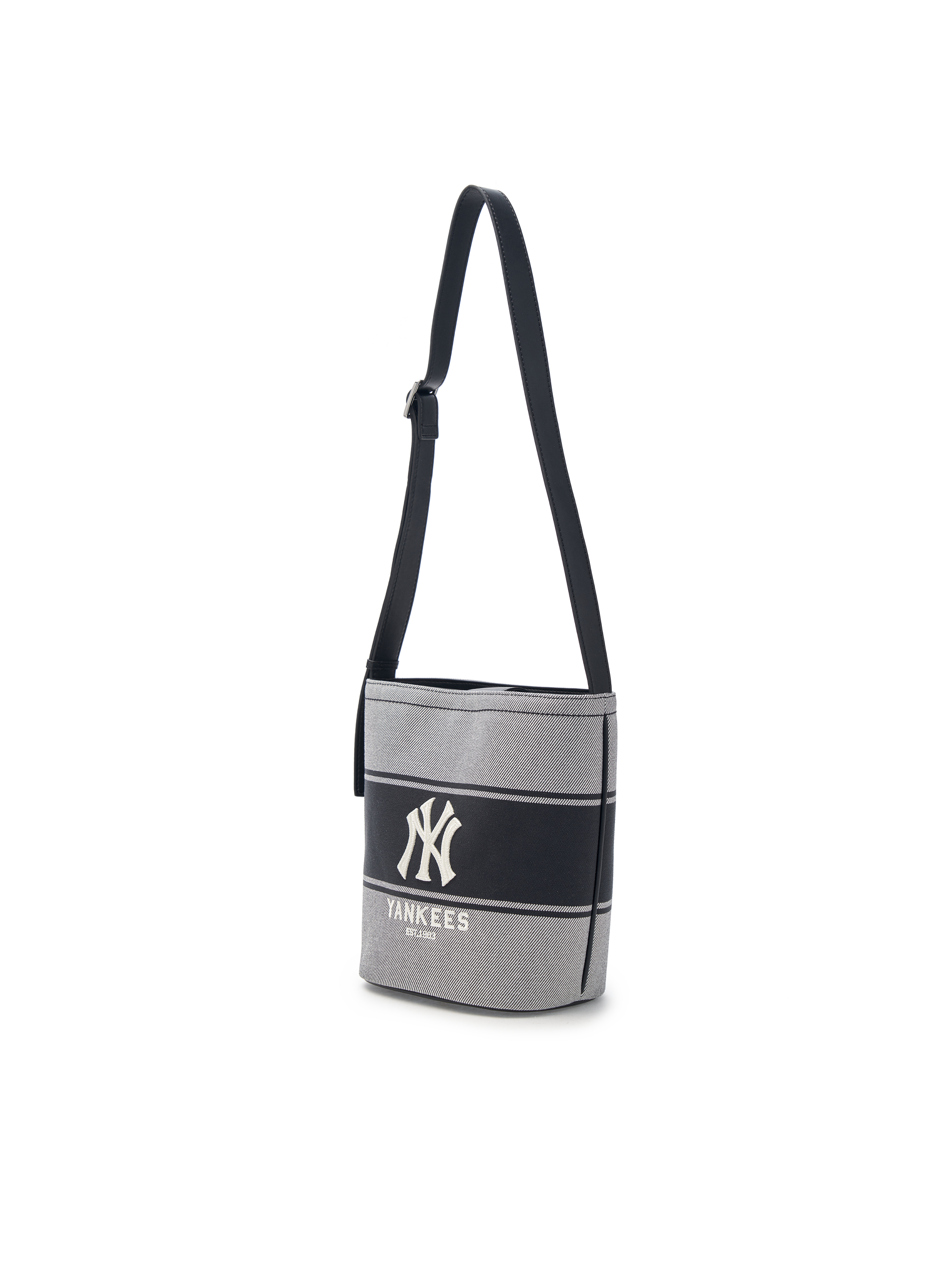 [mlb korea] Varsity Lettering Canvas Bucket Bag