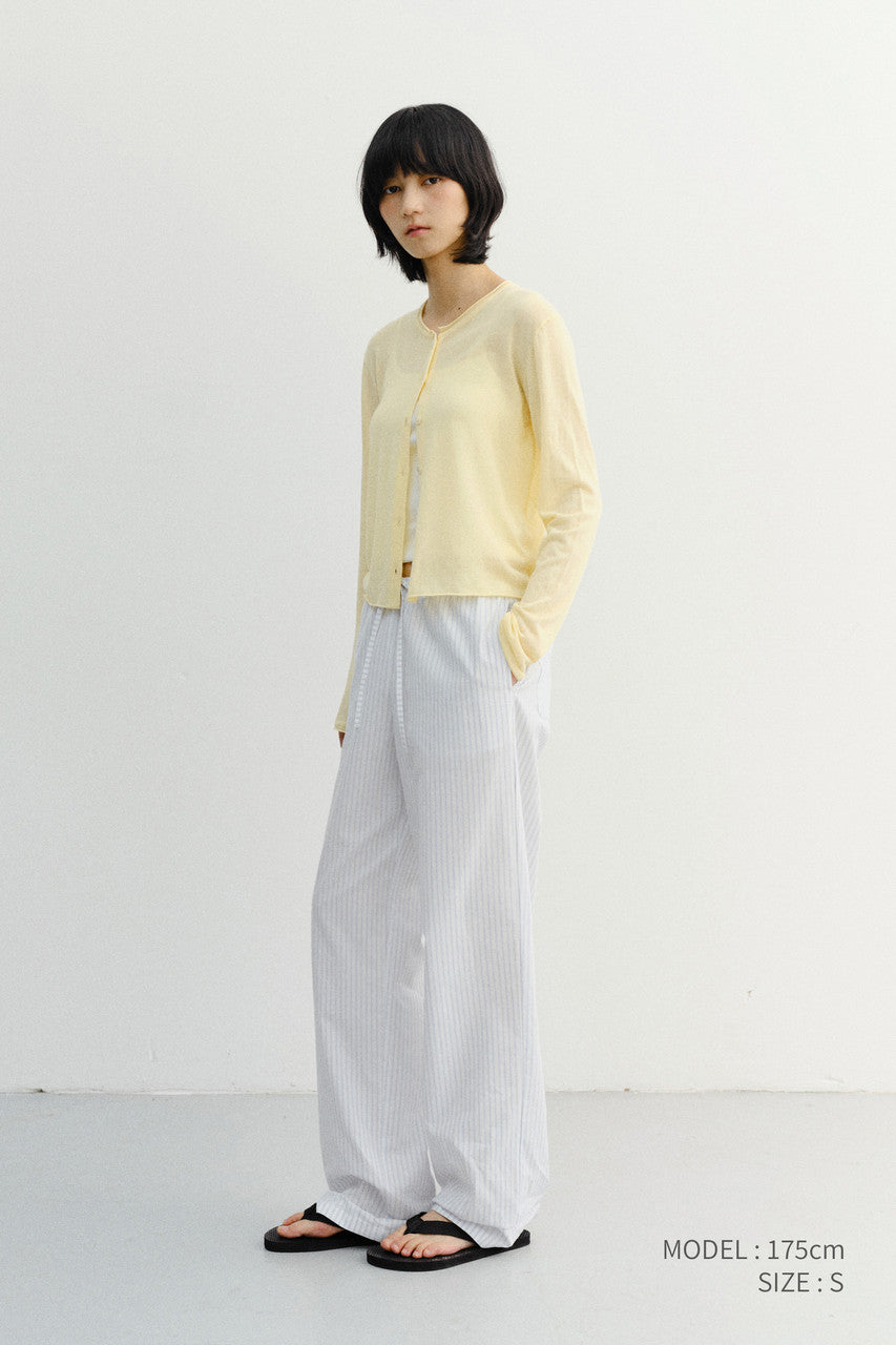 Dunst Pajama String Pants White Stripe