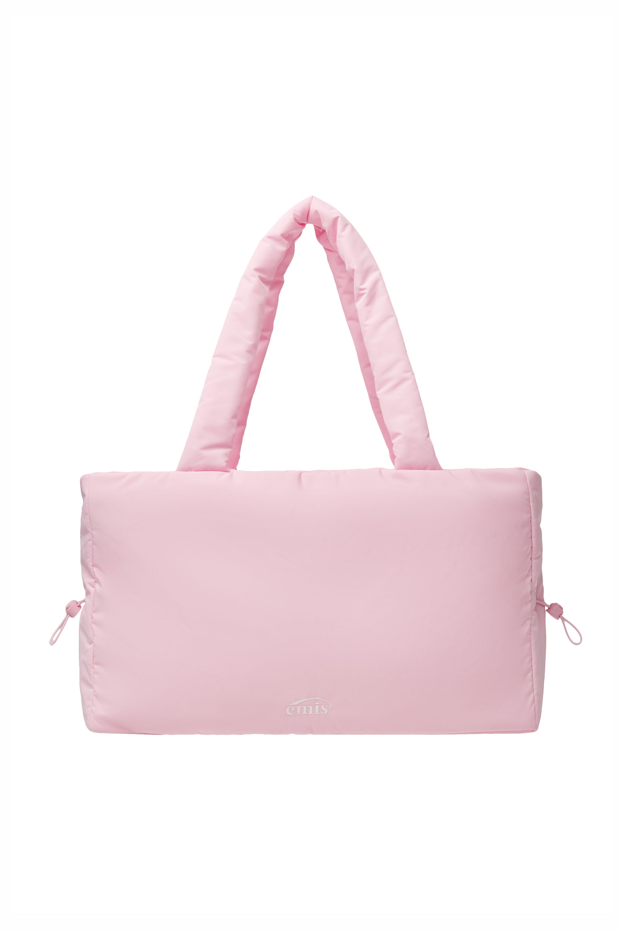 PUFFER STRING TOTE BAG-PINK