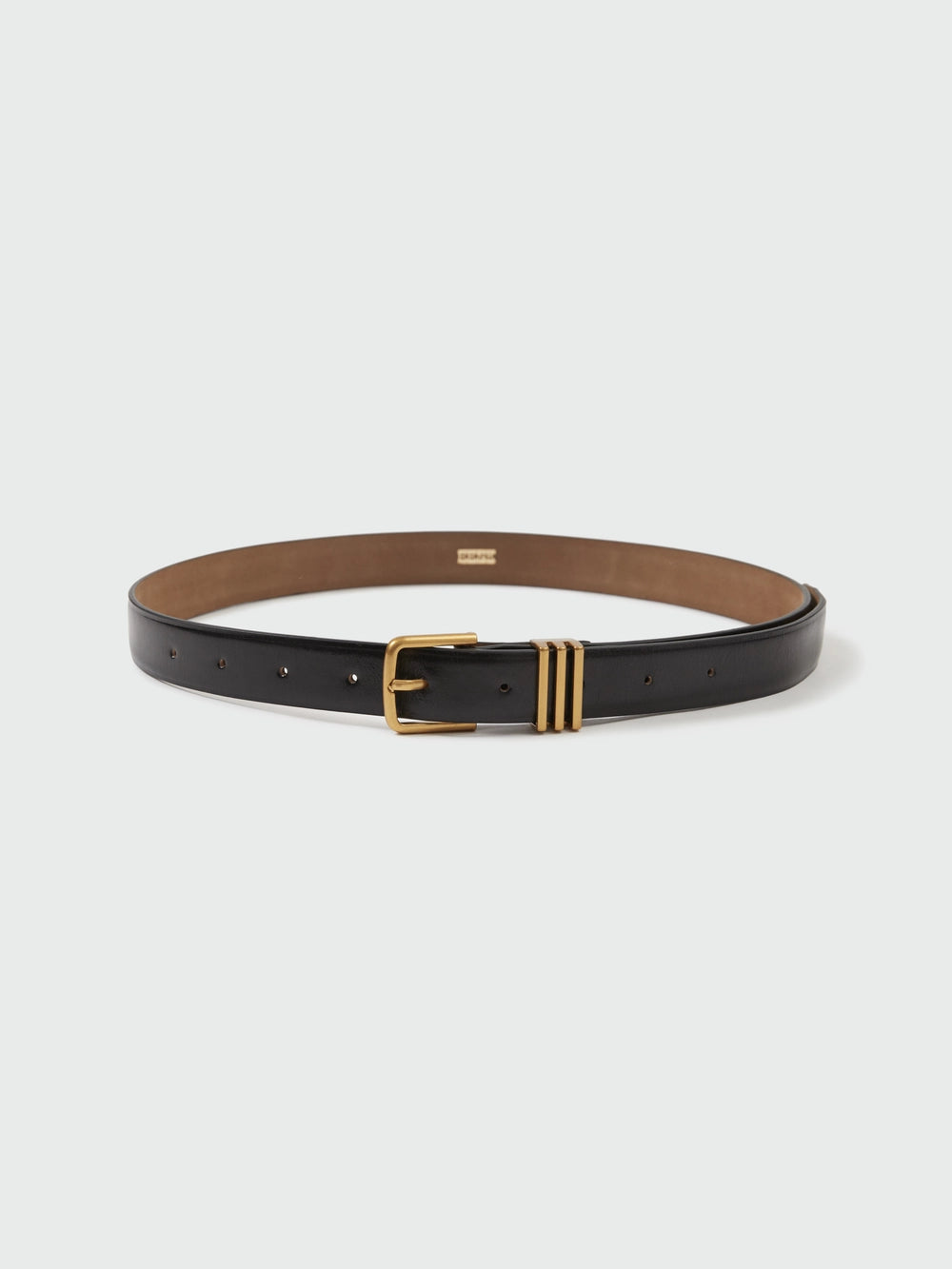 EENK Buckle Leather Belt - Black