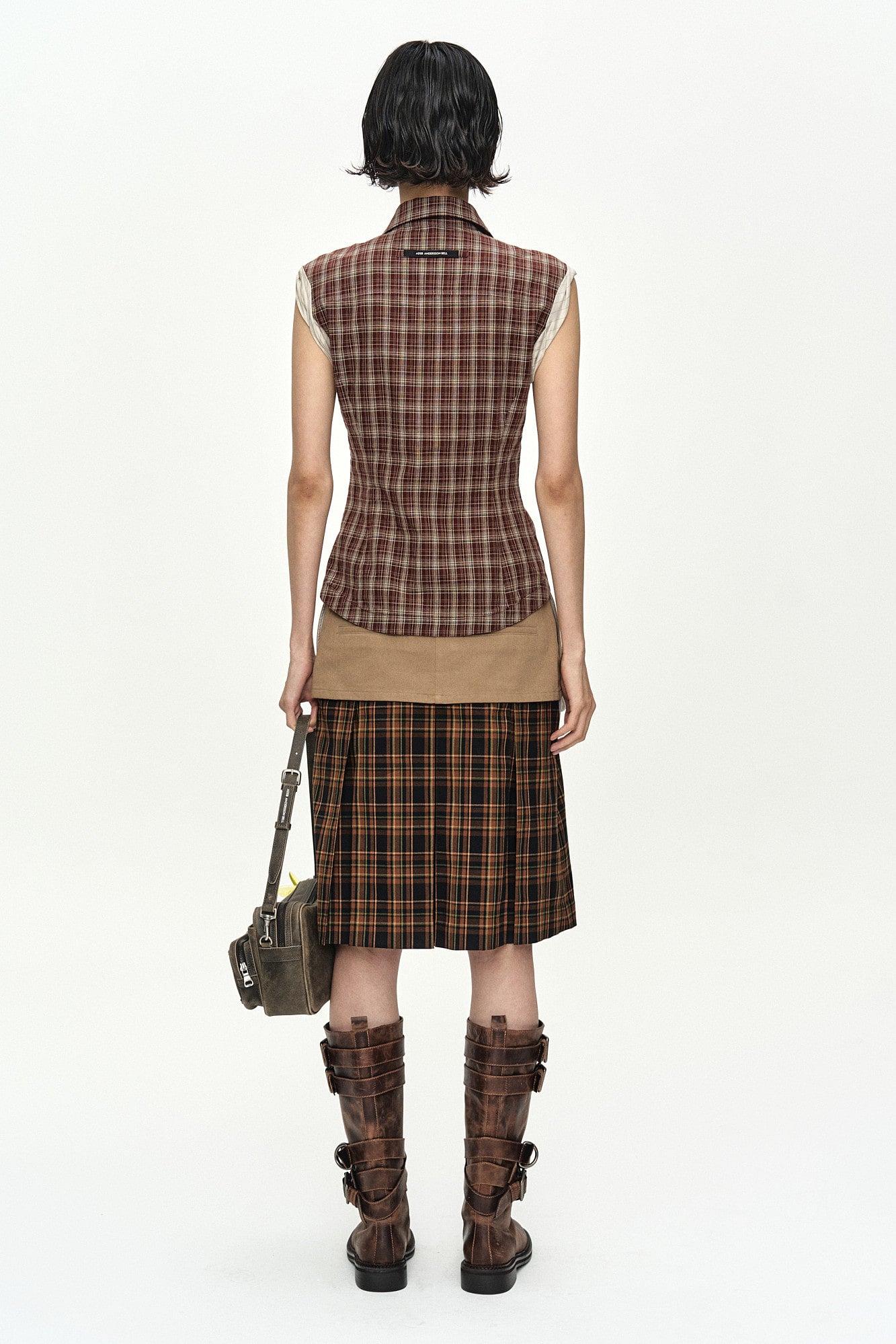 Andersson Bell Check Sleeveless Shirt