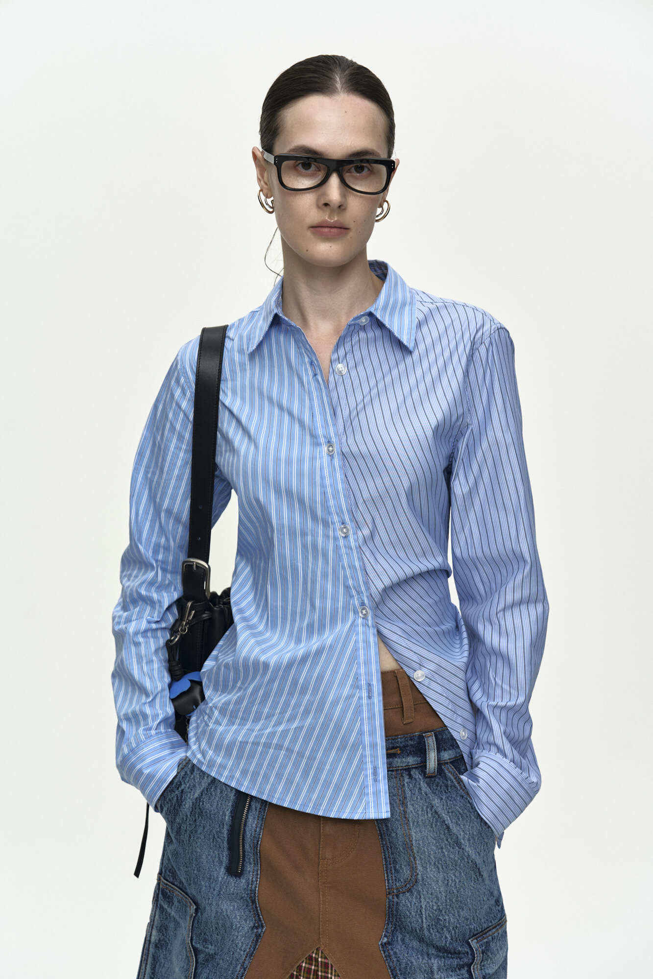 Andersson Bell Breeze Striped Twist-Tuck Shirt