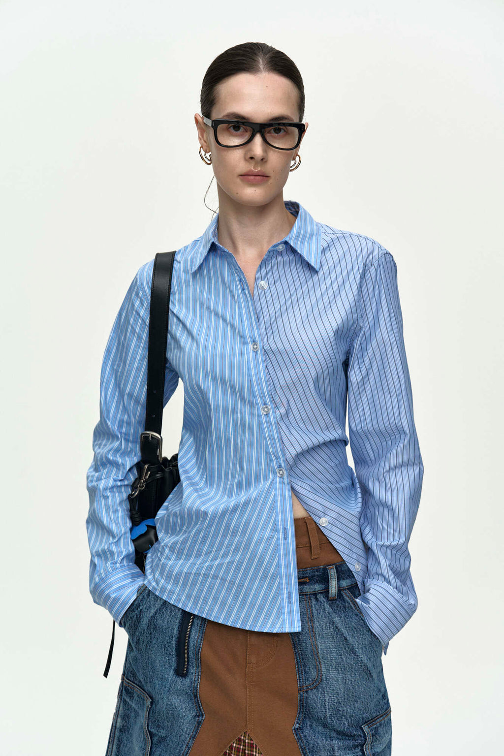 Andersson Bell Breeze Striped Twist-Tuck Shirt