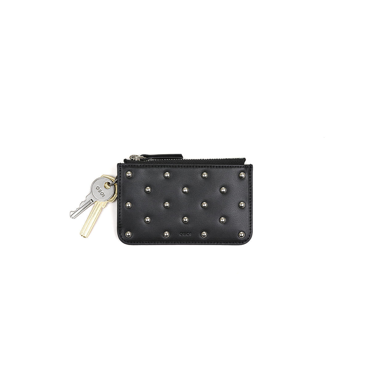 Osoi Card Holder Wallet Black Stud