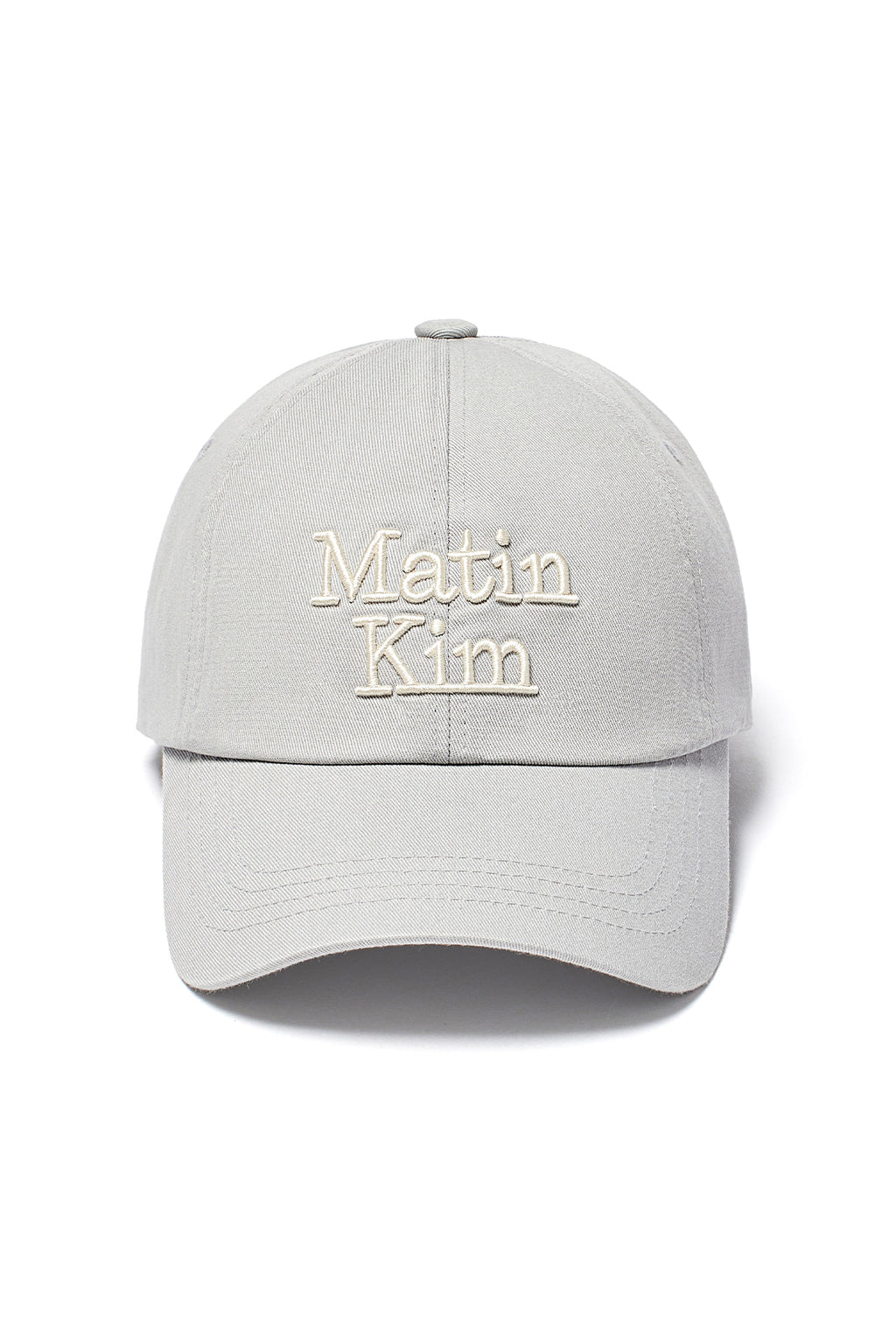[matinkim] MATIN VOLUME LOGO BALL CAP IN GREY