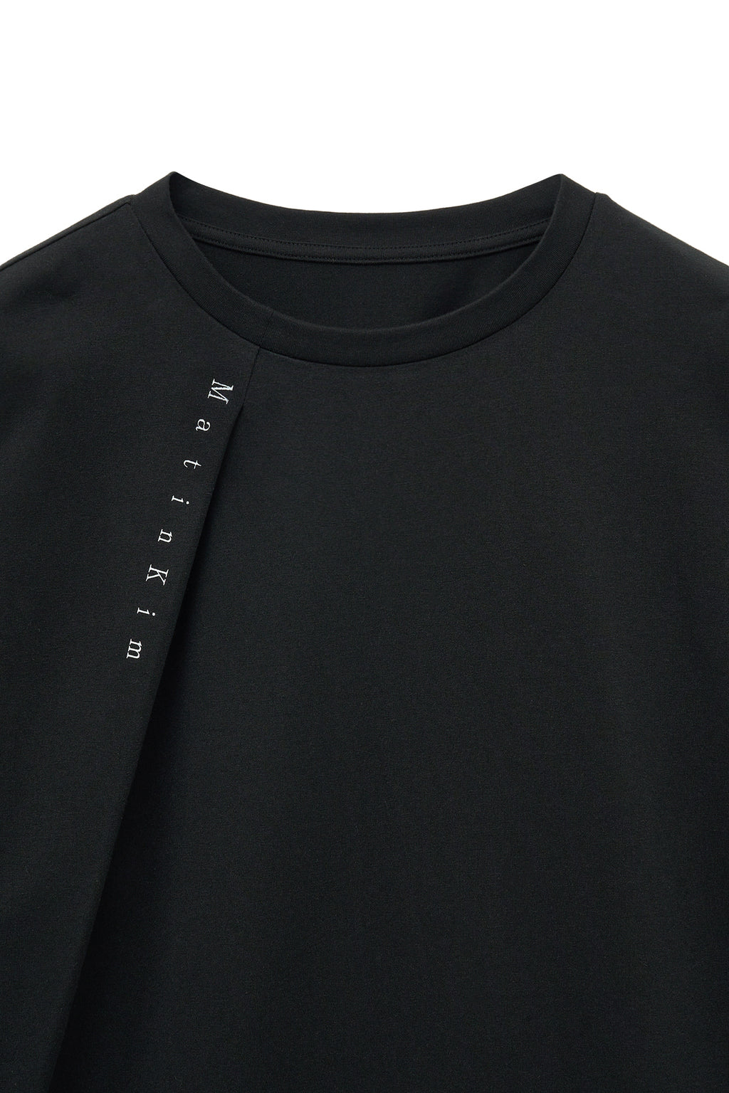 [matinkim] TUCK POINT LONG SLEEVE TOP FOR MEN IN BLACK