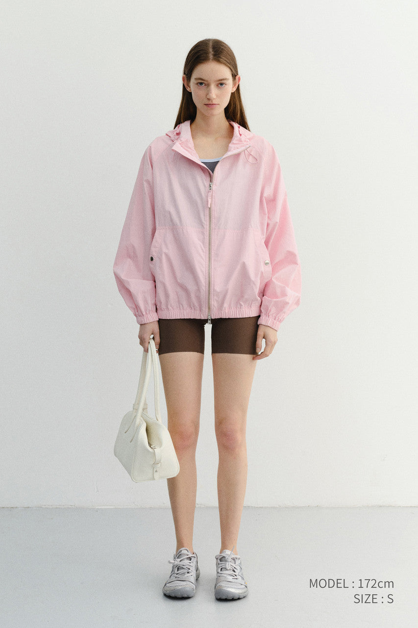 Dunst Unisex Summer Breeze Windbreaker Soft Pink