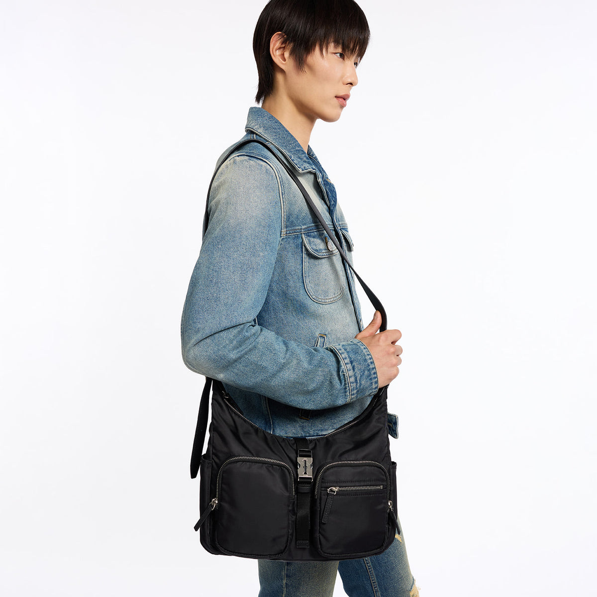 Vunque Hey Double Pocket Hobo S Black
