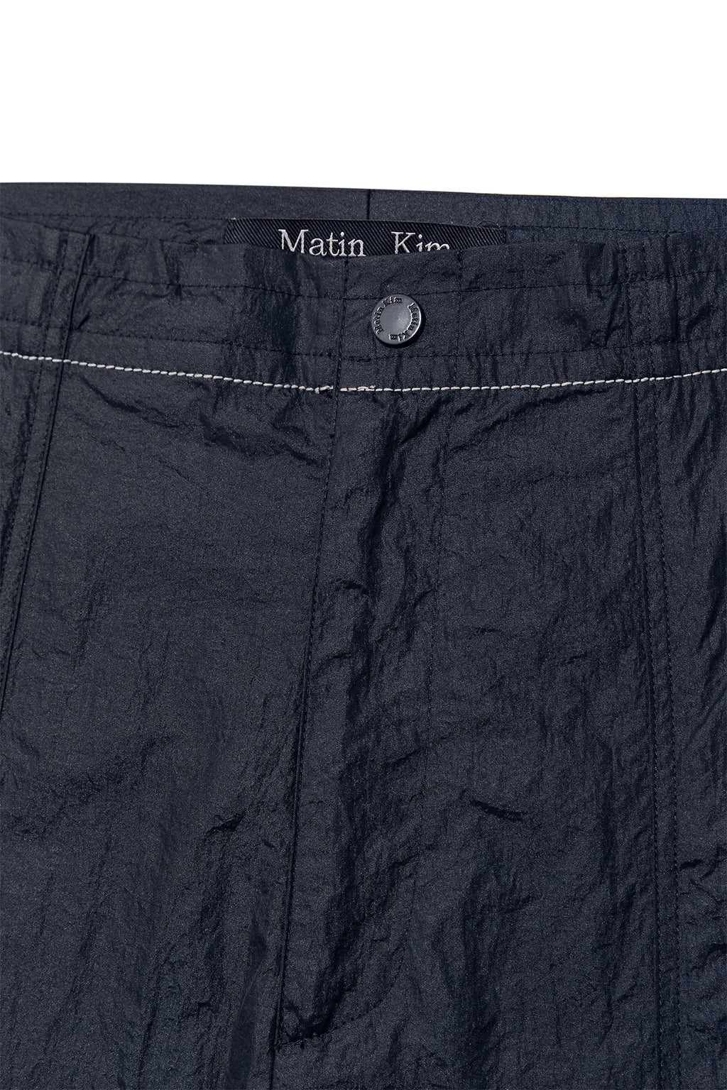 [matinkim] STITCH POINT NYLON PANTS FOR MEN IN NAVY