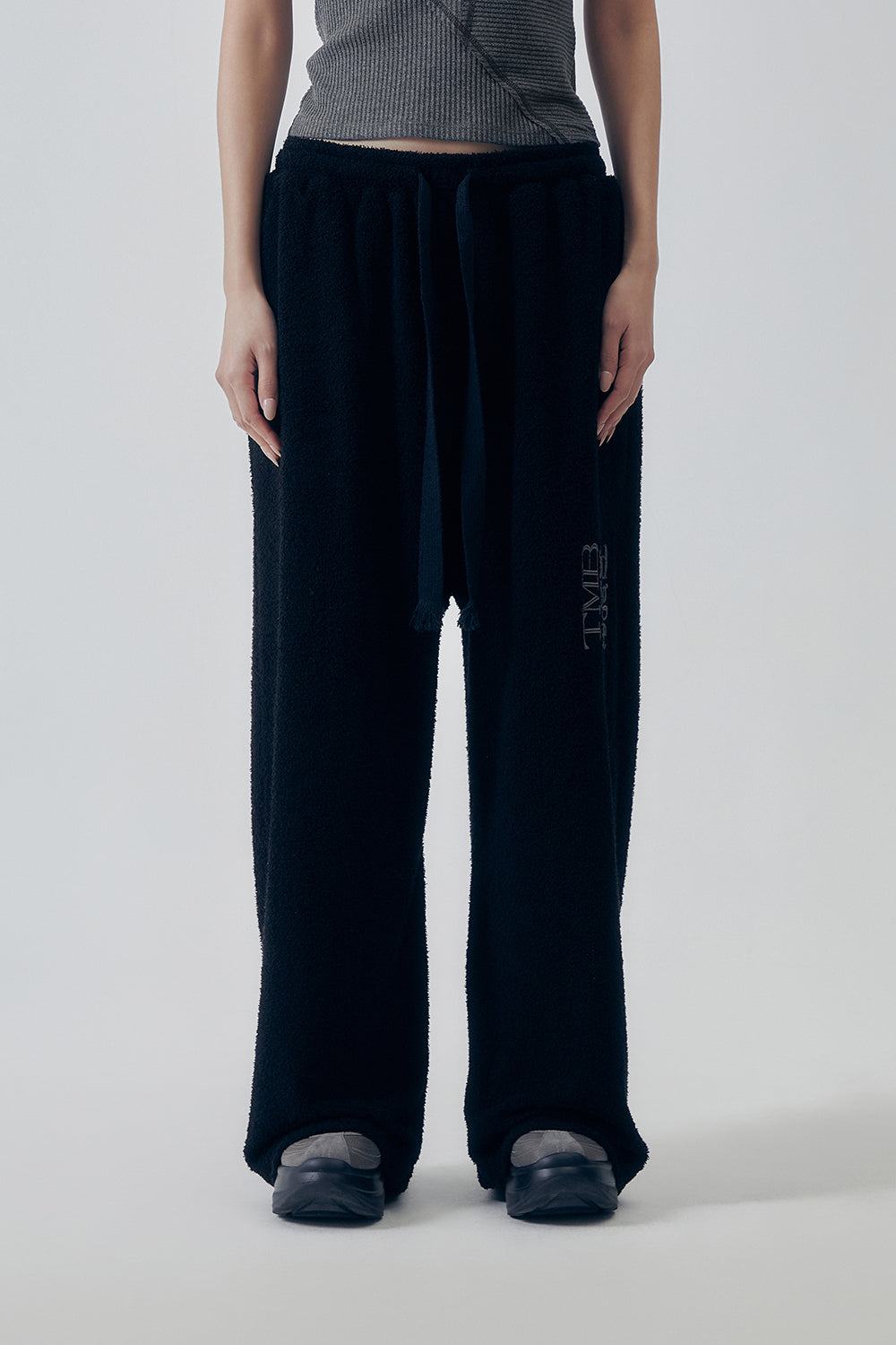 Treemingbird Terry Relax Pants Black
