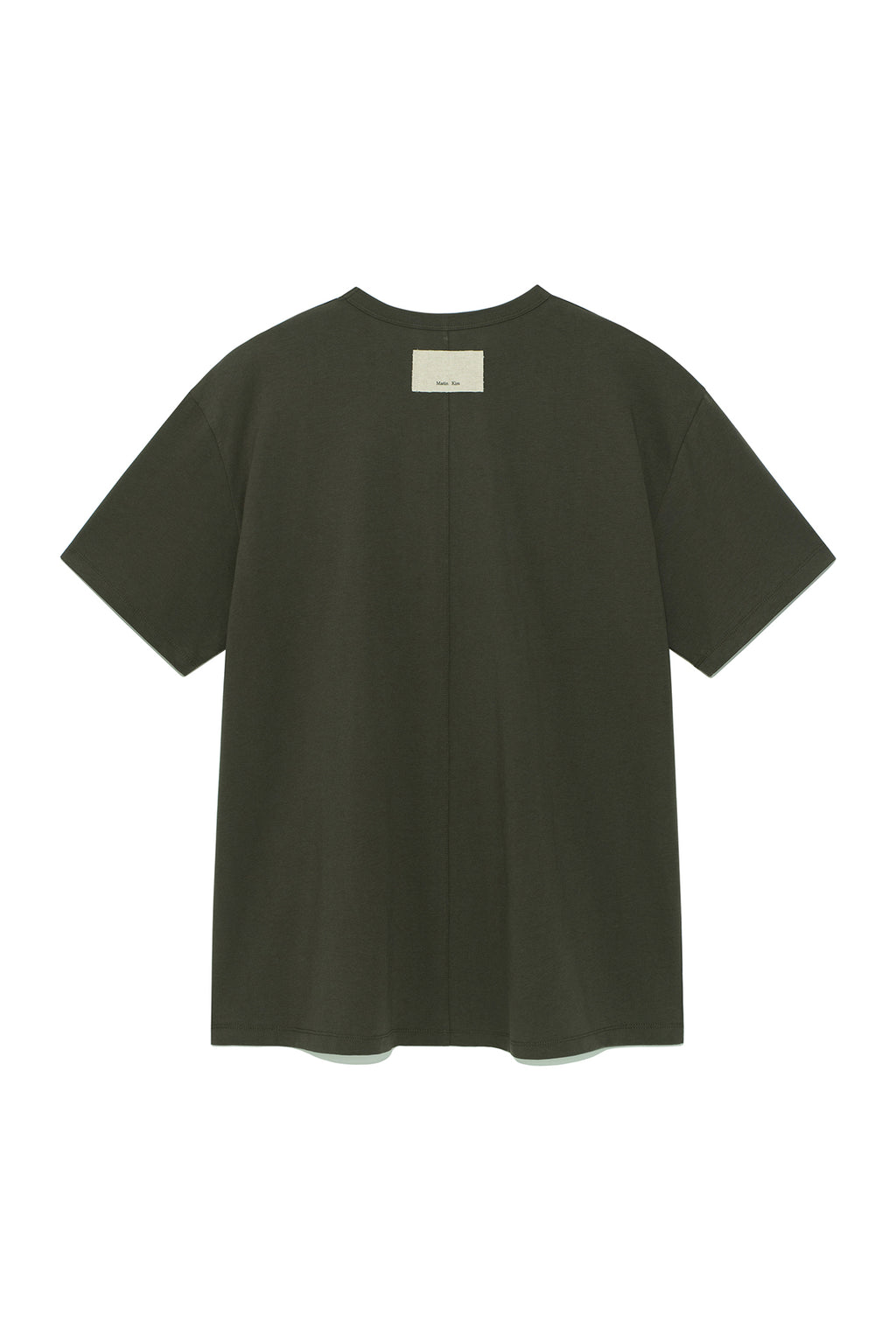 Matinkim Stitch Printing Detail Oversize Top IN Khaki