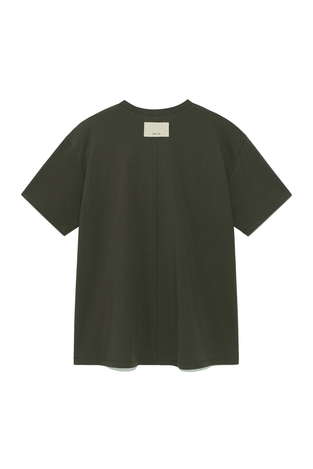Matinkim Stitch Printing Detail Oversize Top IN Khaki