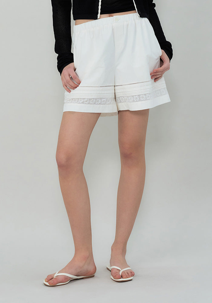Grove Ellis Lace Shorts