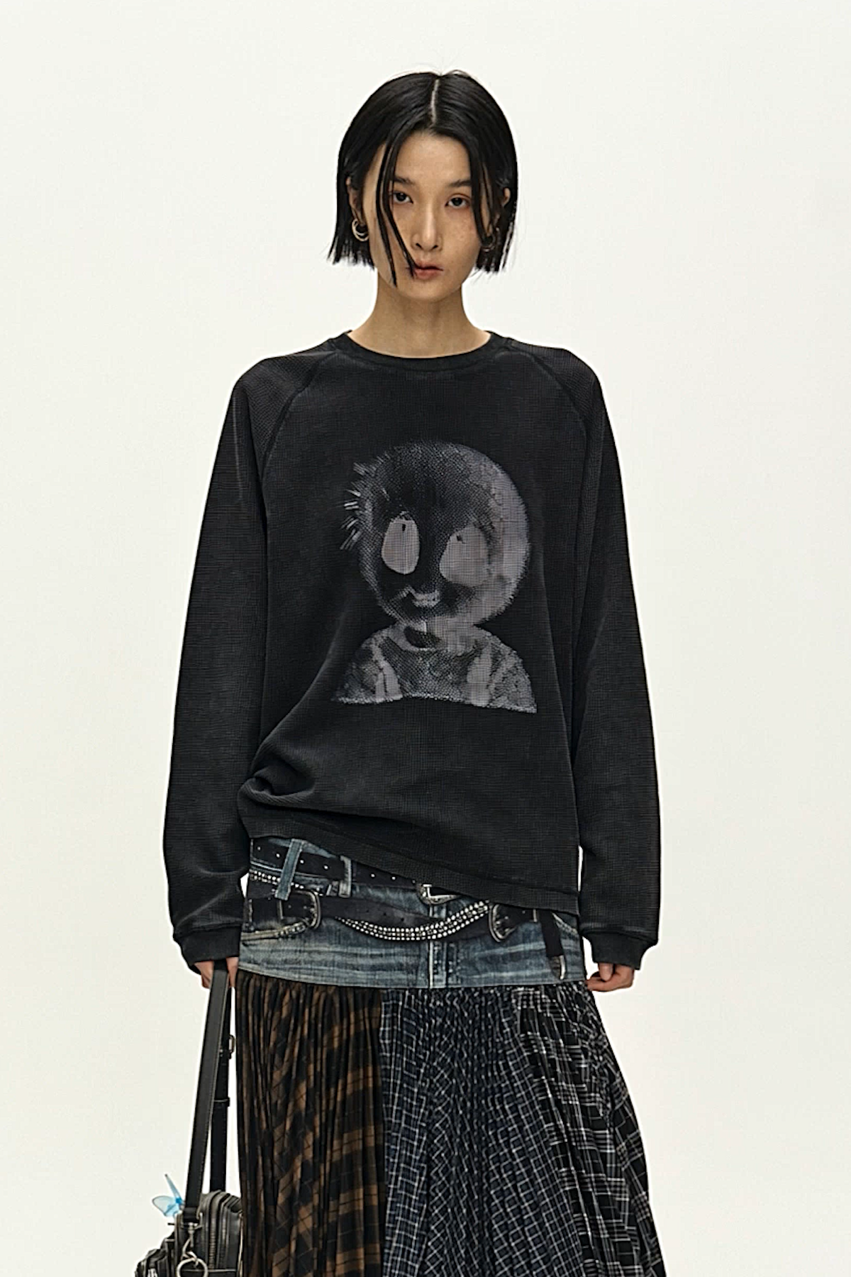 Andersson Bell Unisex Alien Machinery Waffle Long Sleeve T-Shirt