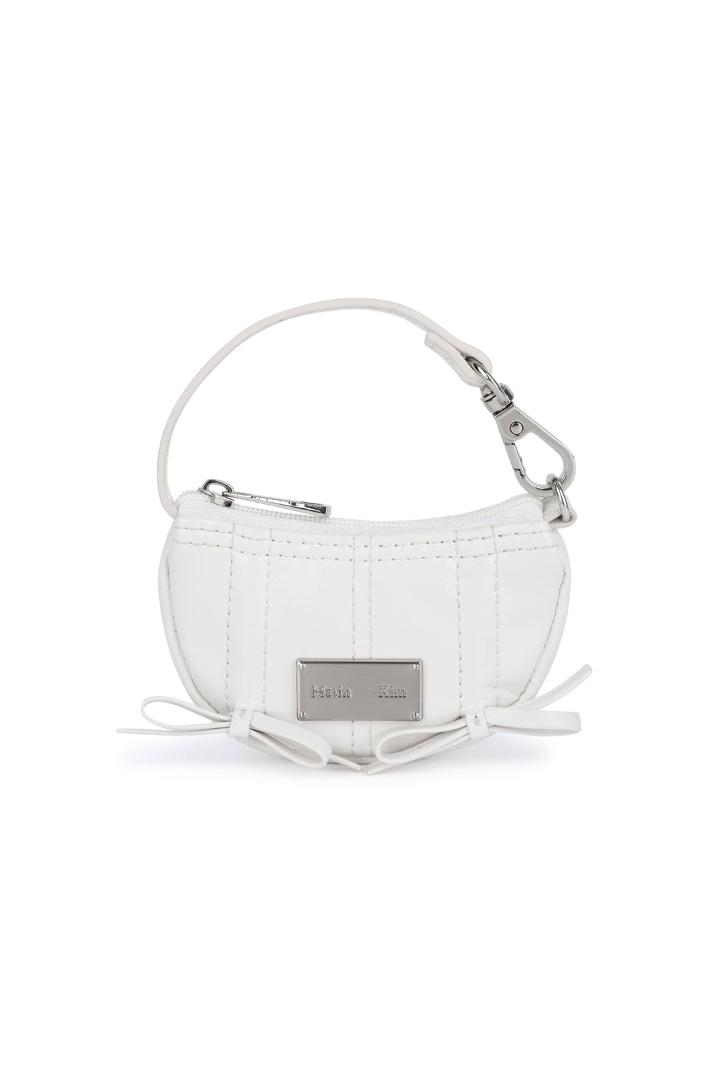 Matinkim Half Shirring Ribbon Charm IN Ivory