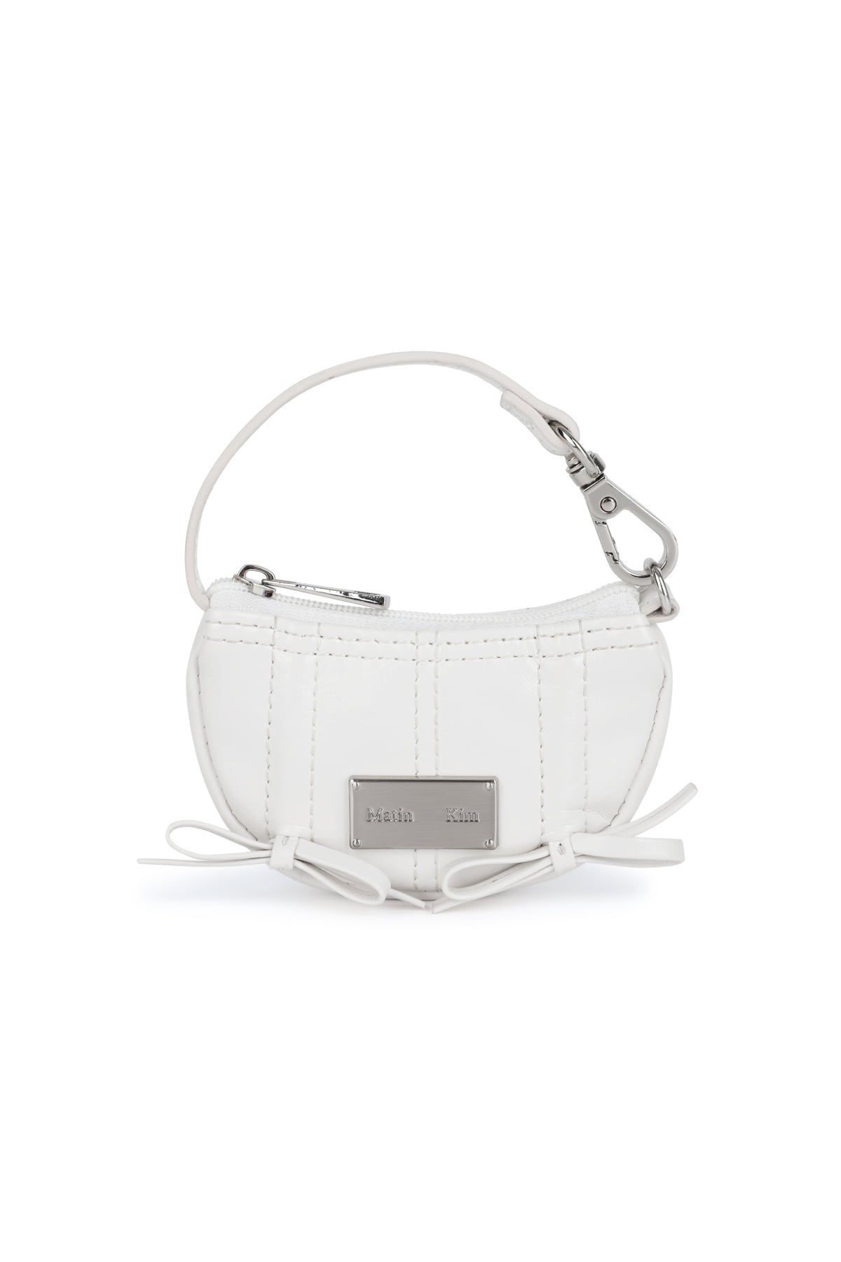 Matinkim Half Shirring Ribbon Charm IN Ivory