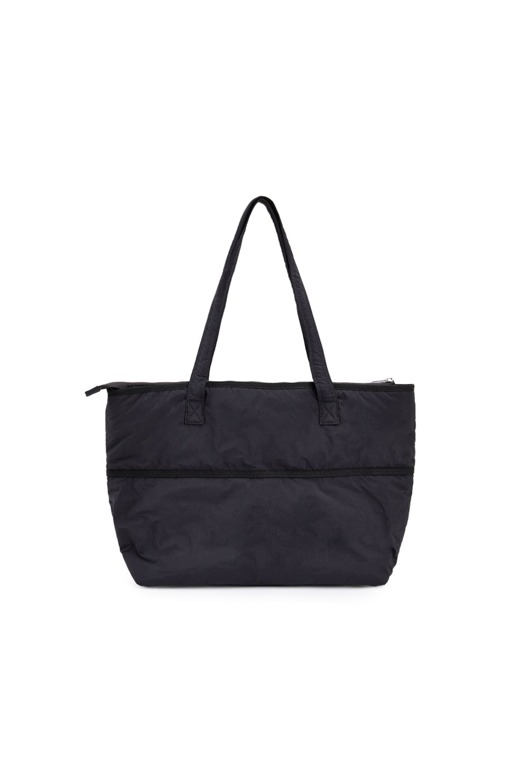 [matinkim] POCKET UTILITY NYLON BIG SHOULDER BAG IN BLACK