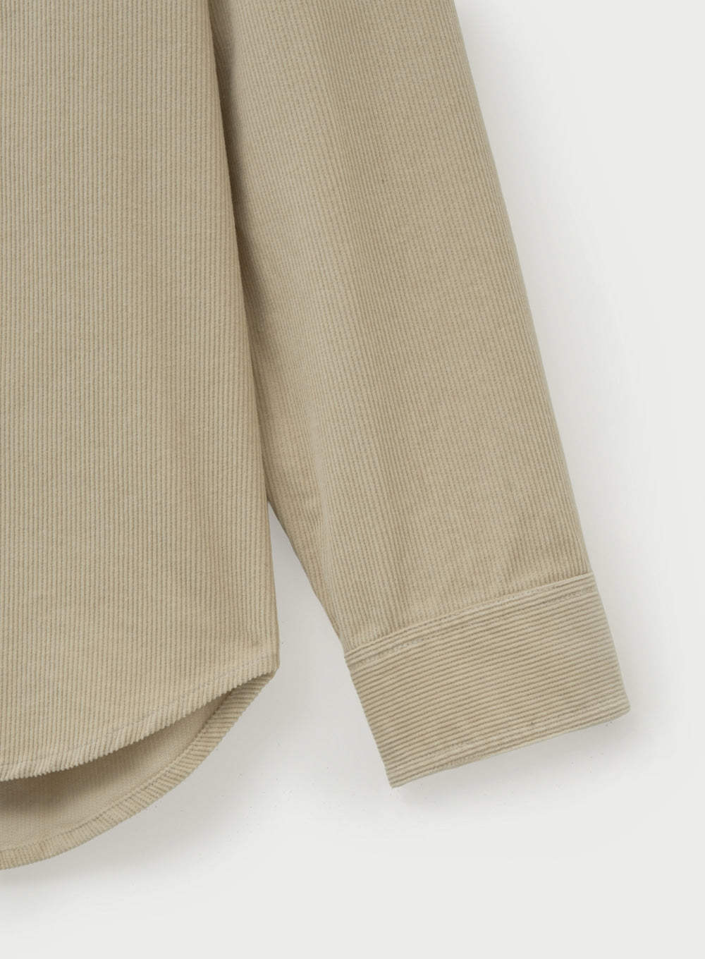 [satur] Soft Corduroy Shirt - Cream
