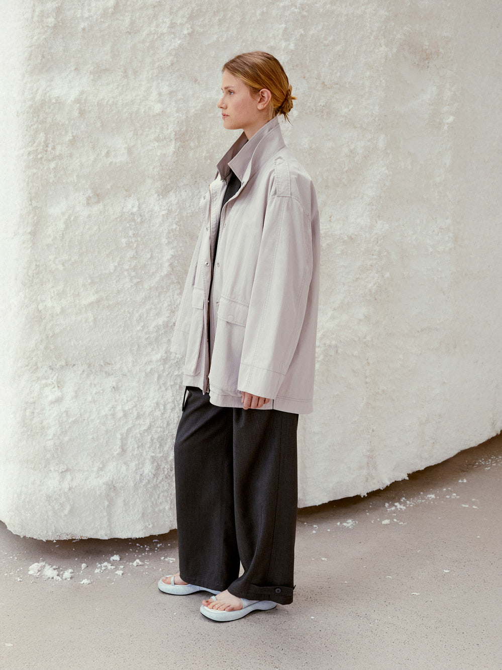 Low Classic Two Pocket Field Jacket Pink