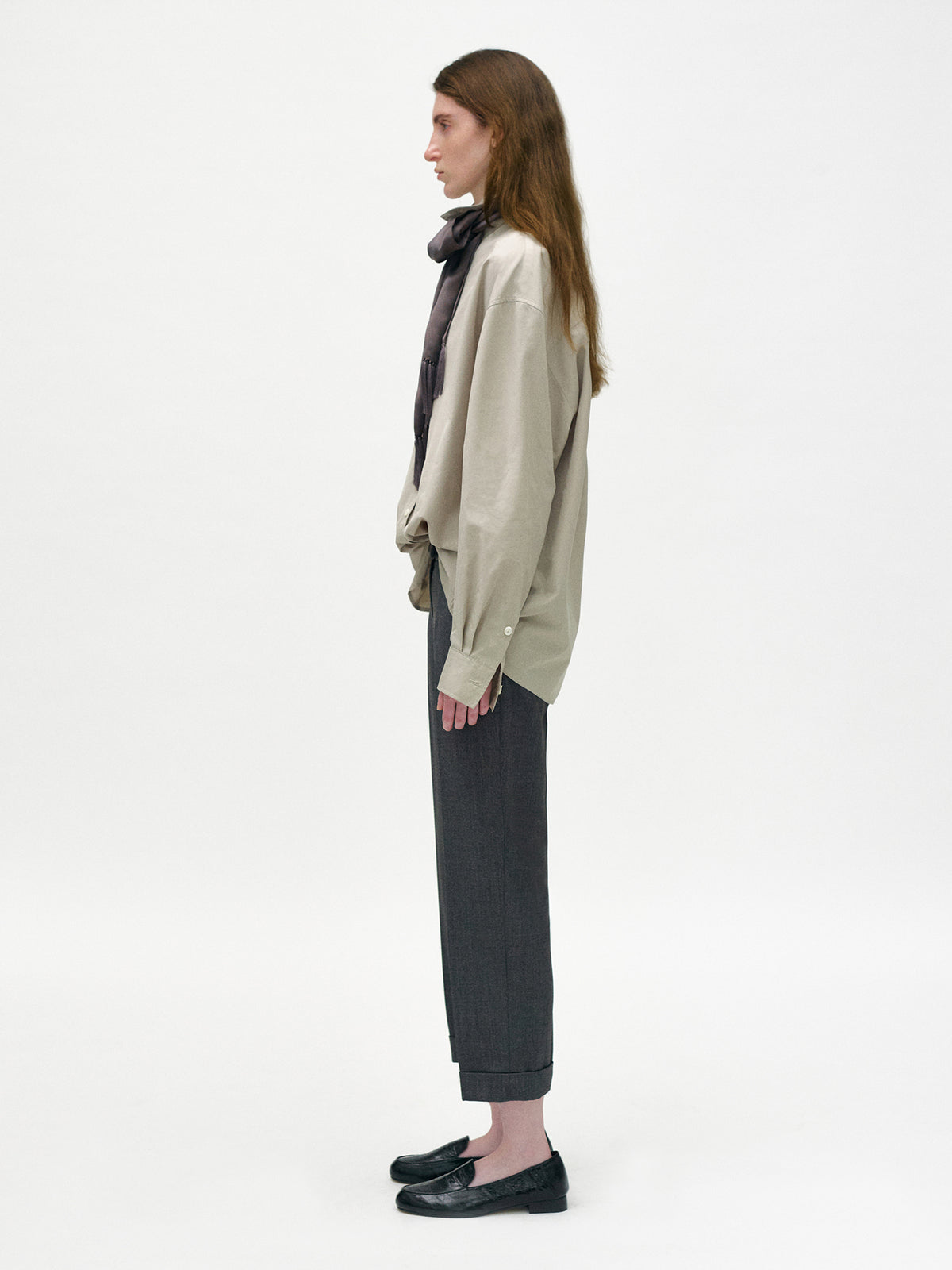 Nothing Written Leta classic shirt (Muted beige)