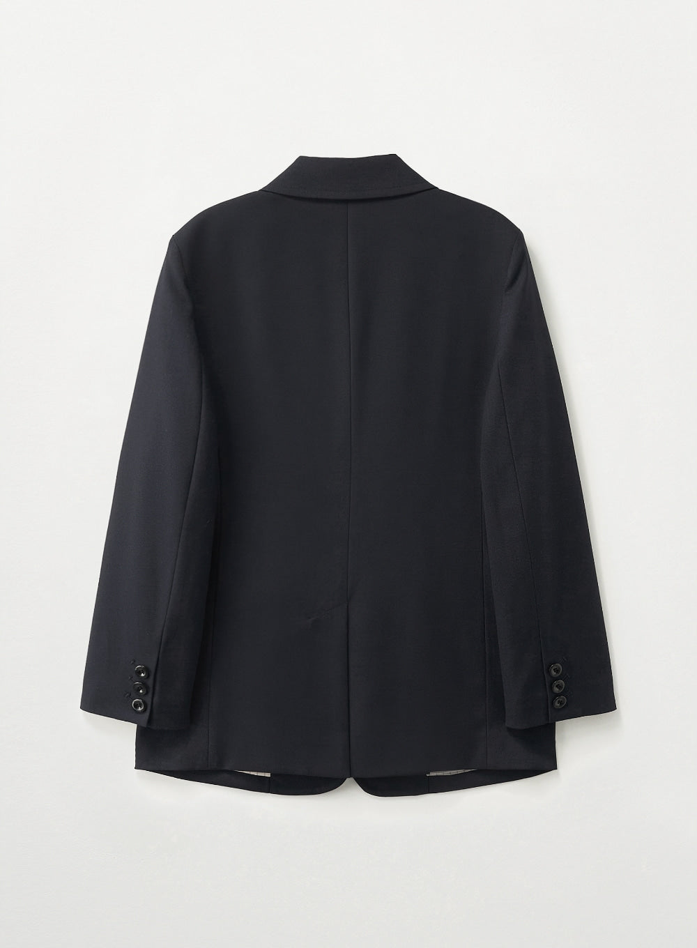 [satur] (W) 3-Button Single Blazer - Navy