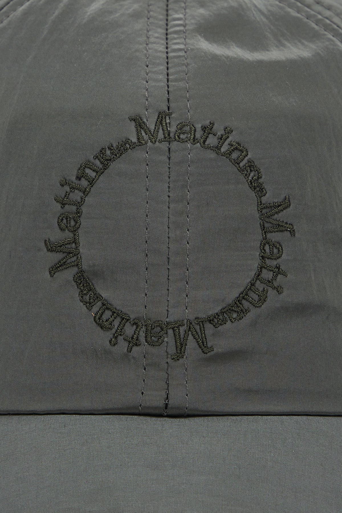 [matinkim] CRISP LOGO BALL CAP IN GREEN