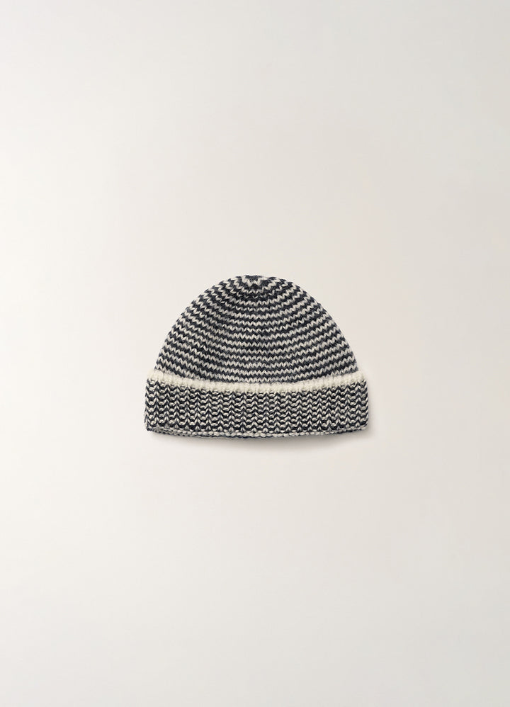 Nothing Written Timo wool beanie (Midnight stripe)