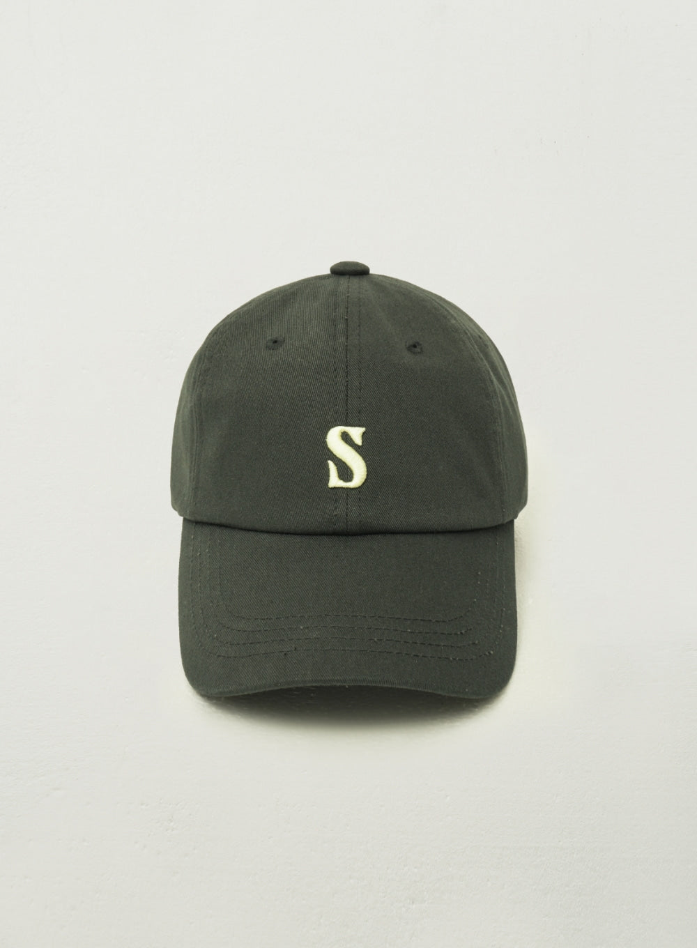 [satur] Classic Small Logo Ball Cap - Charcoal
