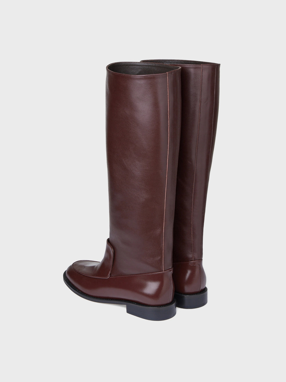 EENK Layered Long Boots - Brown