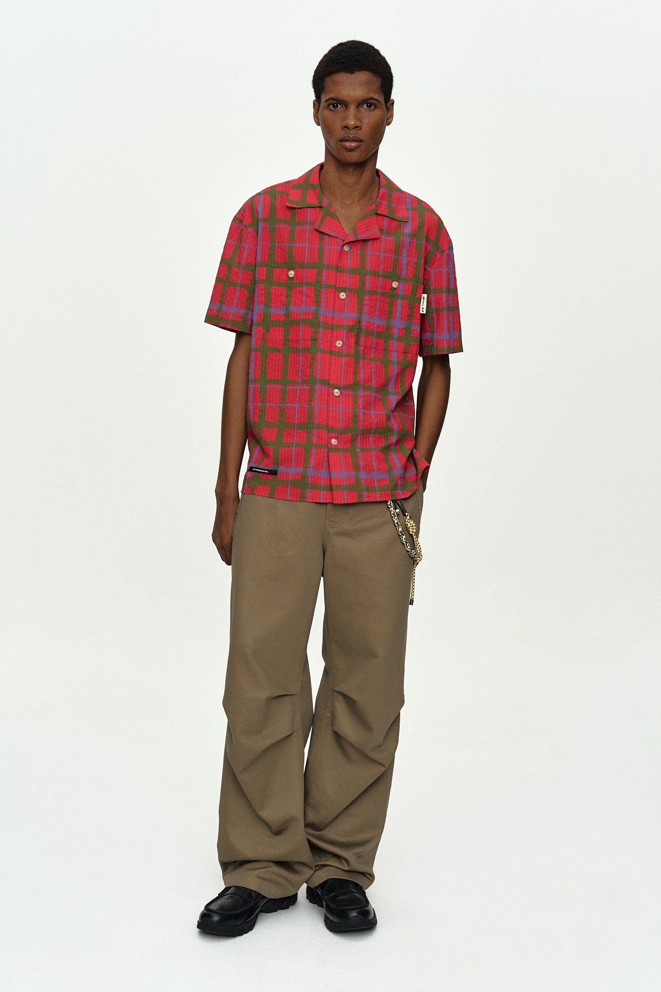 Andersson Bell Rothko Open Collar Shirt