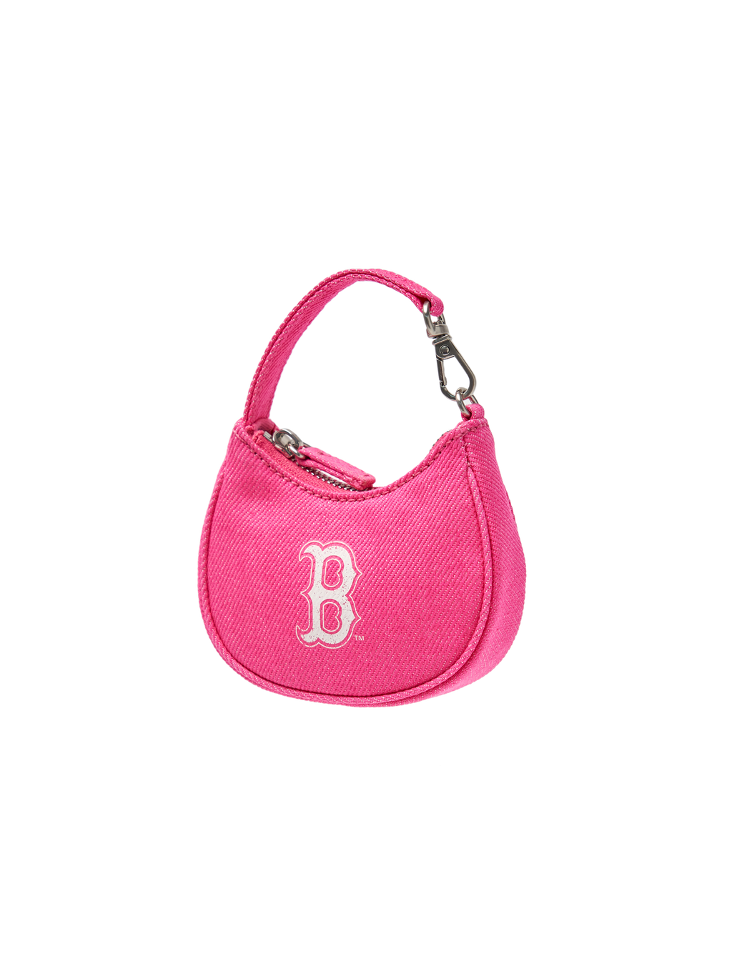 MLB Korea Basic Denim Mini Bag Keyring